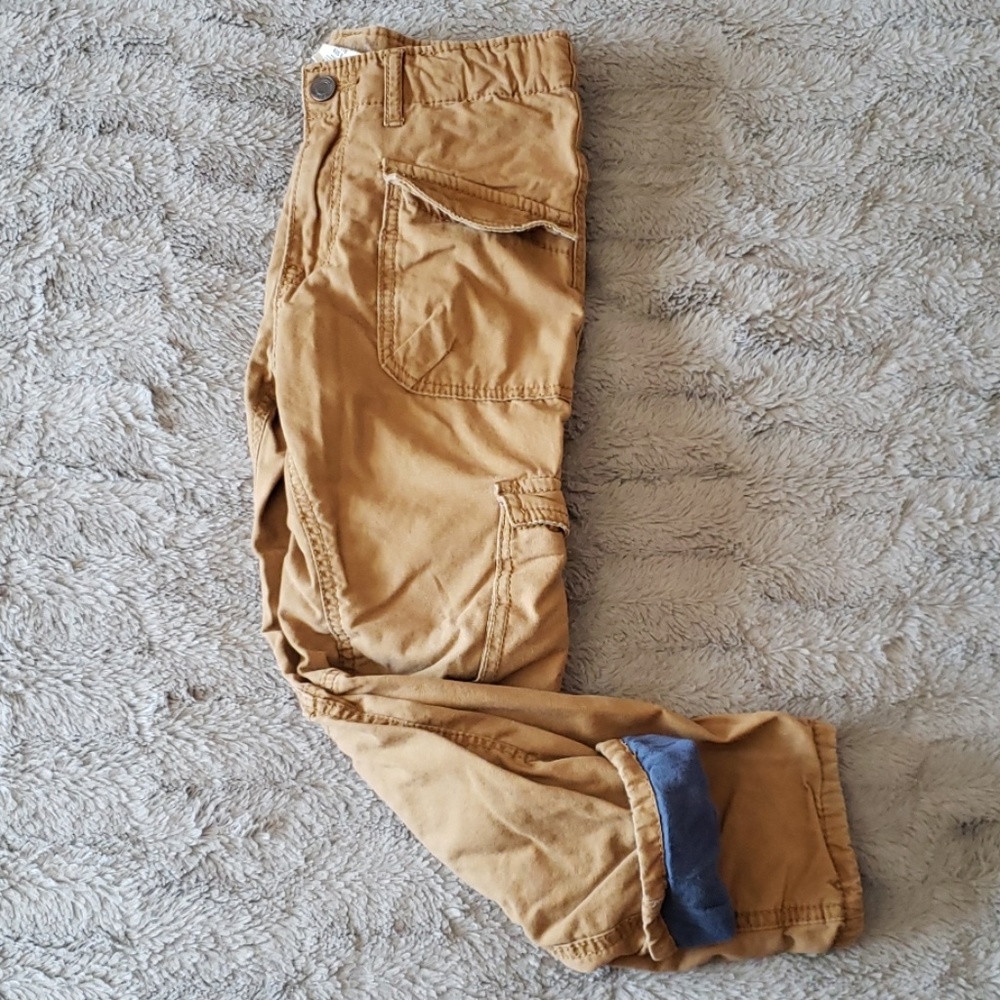 Lined cargo pants